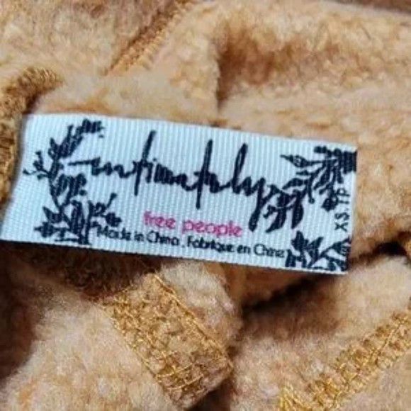 Free People Intimately Rust Orange Drawstring Waist Shorts Size S - Picture 4 of 7